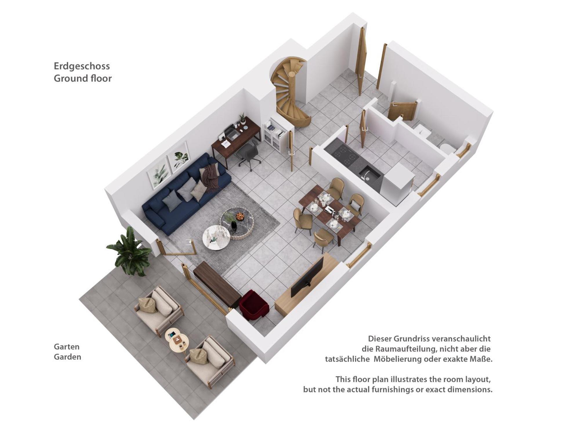 Moderne Maisonette Mit Garten Unterschleissheim Exterior foto